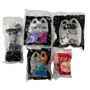 McDonalds Happy Meal Toys Lot of 4 and SONIC 1‎ He-Man Spoon NEW IN PACKAGE